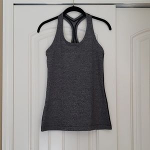 Lululemon gray racerback tank top